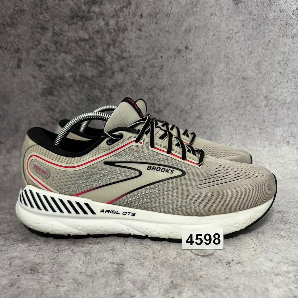 Brooks Ariel GTS 23 Running Shoes Women Size 11.5 Grey Pink Athletic Sneakers